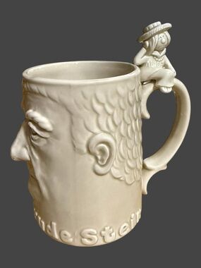 Vintage 1976 Fitz & Floyd "The Gertrude Stein" Ceramic Mug